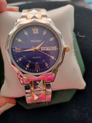 Reloj MEQBO Azul y Dorado