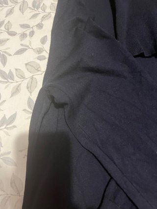 Jersey cuello alto azul marino
