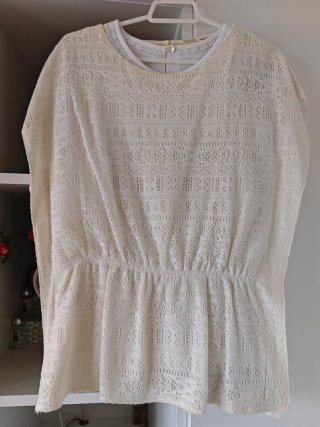 Blusa encaje verano niña 14-16 y camisa sin mangas