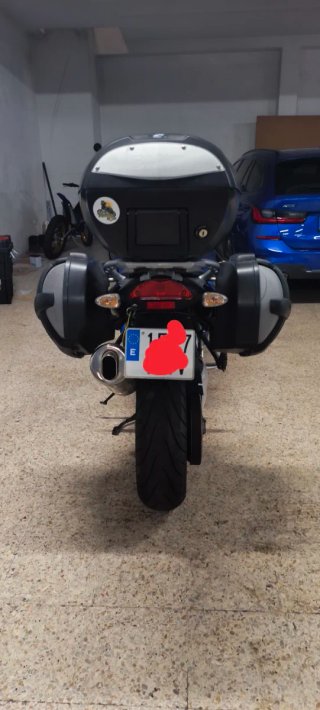 Moto Naked Azul