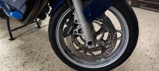 Moto Naked Azul