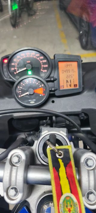 Moto Naked Azul