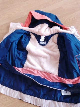 Chaqueta Nieve Niña Azul y Blanca talla 5-6