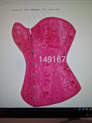 Corsé Rosa Talla XL
