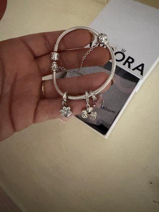 Pulsera Pandora Moments con charms Nuevo