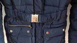 Abrigo Azul Bass 10. Talla 16 años.
