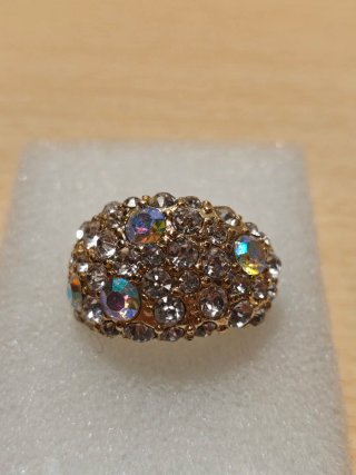 Anillo cóctel con brillantes