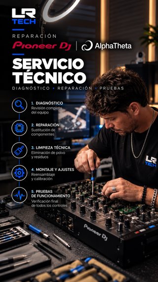 Reparación Pioneer DJ / AlphaTheta - Botones y Fad