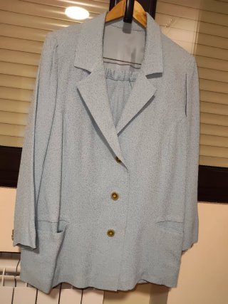 Traje dos piezas azul