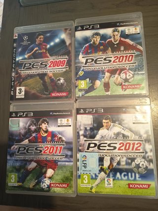 Lote 4 Juegos PS3 Pro Evolution Soccer