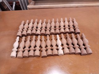Set de 32 Husillos de Madera