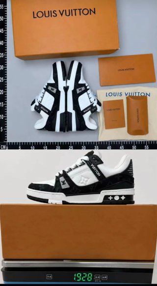 Zapatillas Louis Vuitton Negras y Blancas