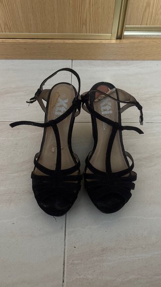 Sandalias de Cuña Negras Xti Talla 39