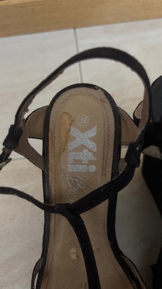 Sandalias de Cuña Negras Xti Talla 39