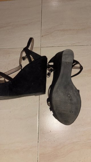 Sandalias de Cuña Negras Xti Talla 39