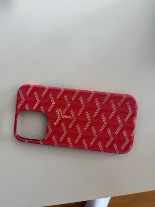 Funda para iPhone Goyard Roja