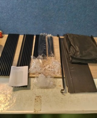 SONGMICS Armadio in Tela, 2 Aste per Abiti