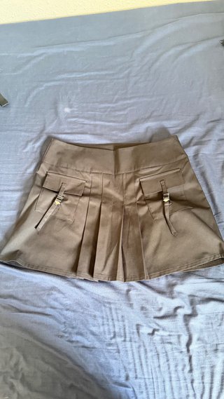 Falda corta negra talla L