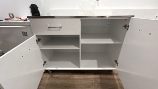 Mueble auxiliar de cocina con ruedas