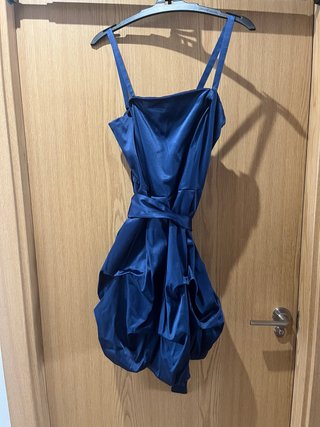 Vestido corto fiesta azul