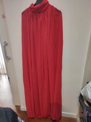 Vestido premamá rojo