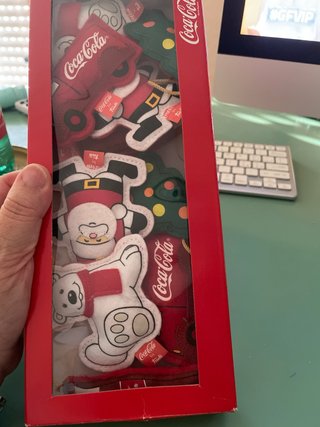 Set Decorazioni Natalizie Coca-Cola per Trudi