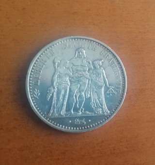 Moneda 10 Francos de plata Franseses 1966!