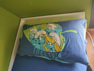 Cama Brimnes 80x200 con 2 colchones ikea