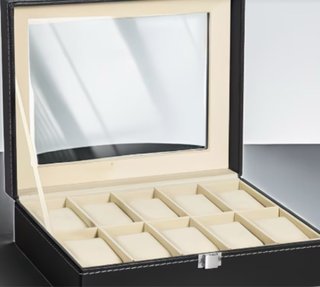 Caja Organizadora 10 Relojes Lujo