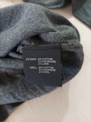 Pullover Refrigue in cachemire grigio
