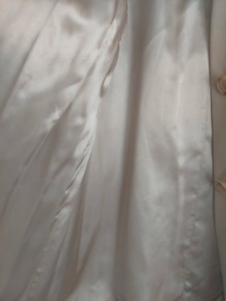 Abrigo beige mujer con cuello de pelo