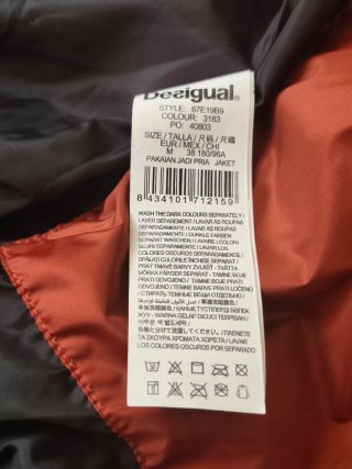 Cazadora Desigual Roja Talla M
