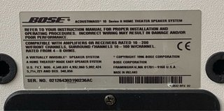 Subwoofer Bose Acoustimass 10 Serie II Blanco