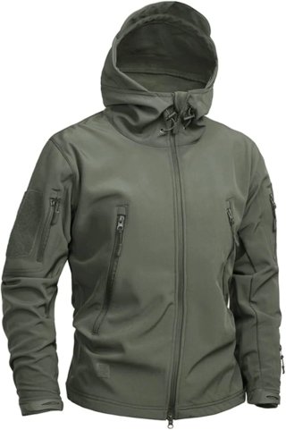 Chaqueta Táctica Softshell Polar Impermeable Talla