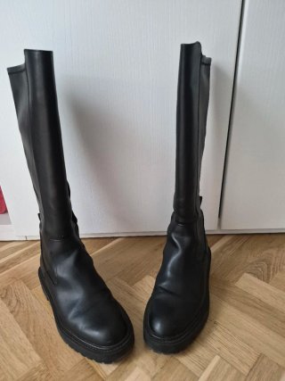 Botas altas negras Zara