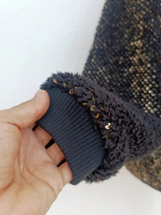 Chaqueta de lentejuelas de Zara talla S
