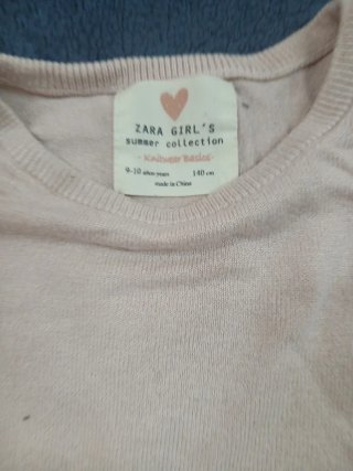 Camisola de criança rosa
