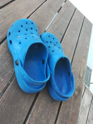 Zapatillas azules talla 35