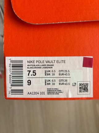 Zapatillas Nike Pole Vault Elite 40.5