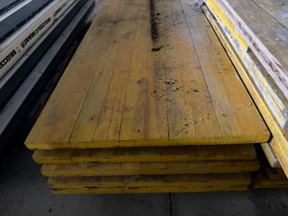 Tablero tricapa encofrado amarillo 2m x 0,5 m