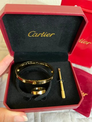 Pulsera Love Cartier de Diamantes acero inoxidable