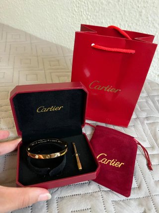 Pulsera Love Cartier de Diamantes acero inoxidable