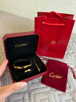 Pulsera Love Cartier de Diamantes acero inoxidable
