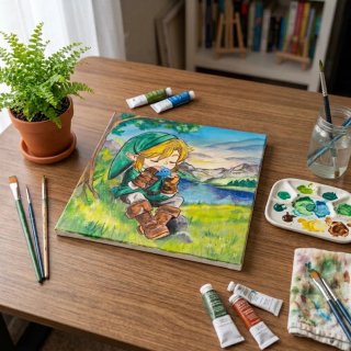 Cuadro de Link (The Legend of Zelda)