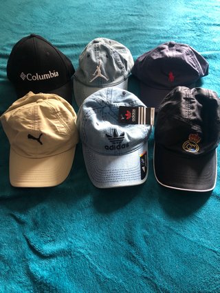 Lote de 6 Gorras Varias Marcas(LEE LA DESCRIPCIÓN)