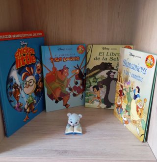 Lote 4 cuentos Disney
