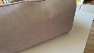 Bolso beige ABBACINO. COMO NUEVO.
