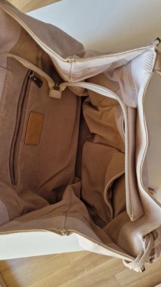 Bolso beige ABBACINO. COMO NUEVO.