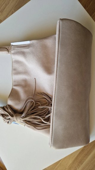 Bolso beige ABBACINO. COMO NUEVO.