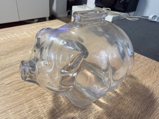 Hucha Cerdito de Cristal Vintage